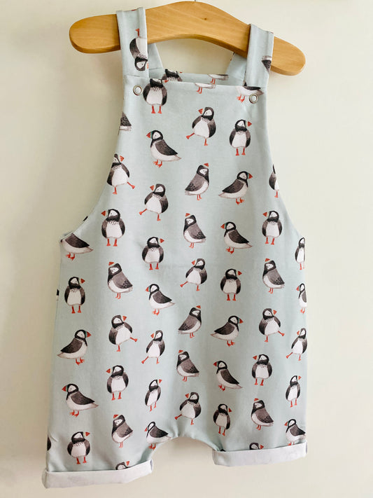 Chalk Puffins Dungarees